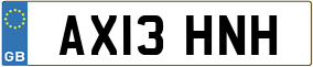 Truck License Plate